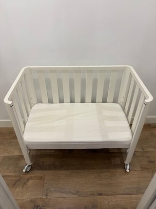 Minicuna colecho Doco blanca con colchon incluido