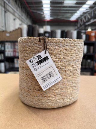 Cubremaceta de Fibra Natural 17x15 cm