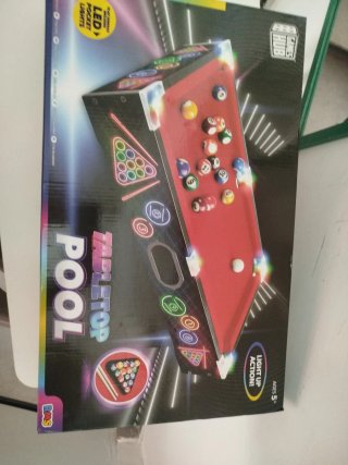 Mesa de billar LED para niños