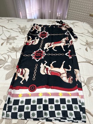 Falda Cruzada Estampada