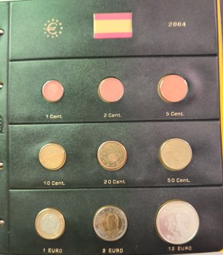 Álbum Completo Colección Monedas Euro España 1999-