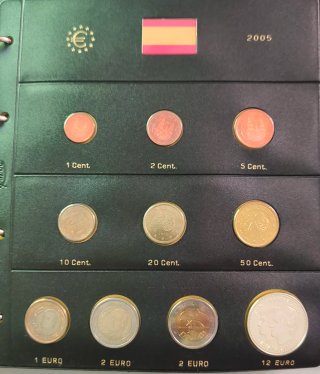Álbum Completo Colección Monedas Euro España 1999-