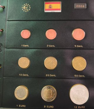 Álbum Completo Colección Monedas Euro España 1999-