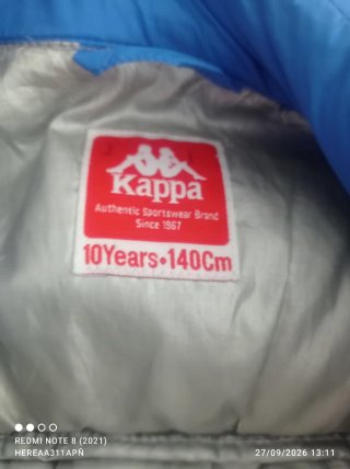Chaleco Kappa chico azul