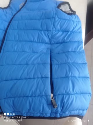 Chaleco Kappa chico azul