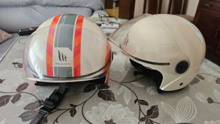 Cascos MT HELMETS homologados, dos cascos M
