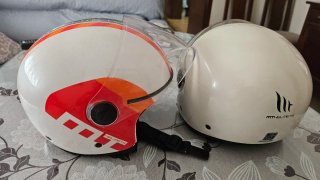 Cascos MT HELMETS homologados, dos cascos M