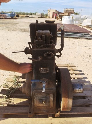 Motor de riego DITER antiguo