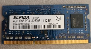 Memoria RAM Elpida 4GB PC3L-12800S