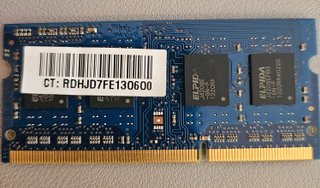 Memoria RAM Elpida 4GB PC3L-12800S