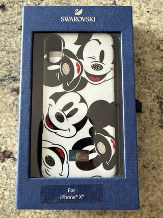 Funda Swarovski iPhone X Mickey Mouse
