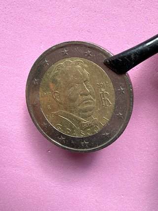 Moneda 2€ Italia 2012 Giovanni Pascoli