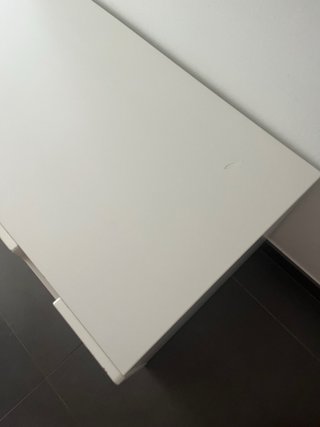 Baúl de almacenaje IKEA blanco