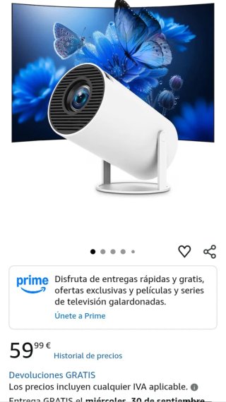 Proyector Portátil 4K / 1080