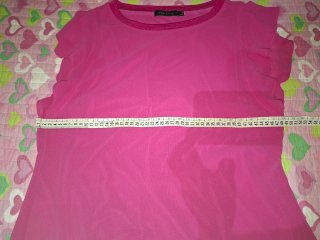 Blusa Cortefiel Manga Volante Talla S