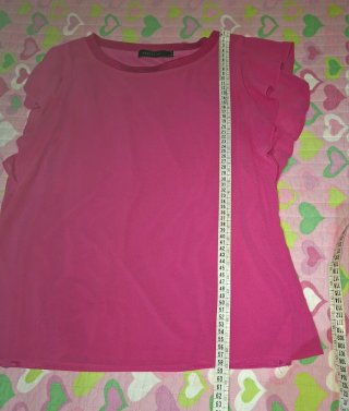 Blusa Cortefiel Manga Volante Talla S