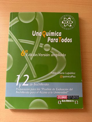 Libro Una Química para Todos