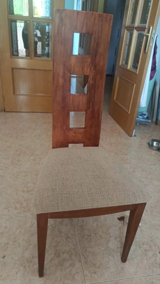 Sillas de comedor elegantes (6 unidades)