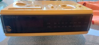 Radio Reloj Digital Sony Digimatic