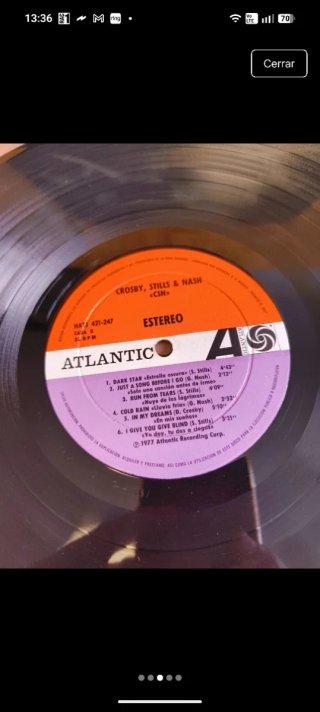 Vinilo Crosby, Stills & Nash (CSN)