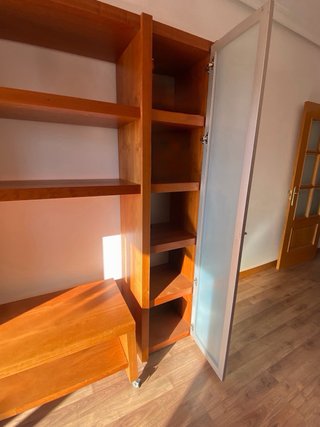 Mueble salón chapa cerezo natural