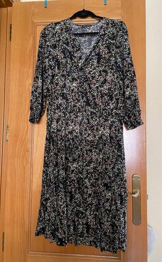 OYSHO Vestido Midi Estampado