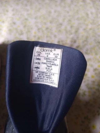 Zapatos Derek Mujer Talla 39 Azul marca Colombiana