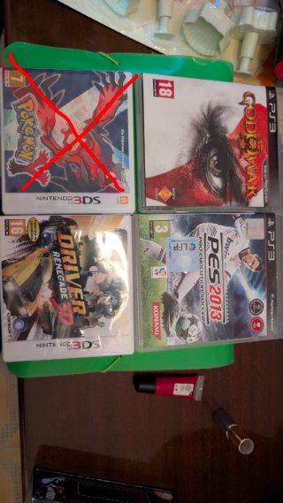 Lote de 4 Videojuegos (Nintendo 3DS y PS3)