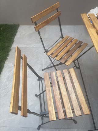 Set de Mesa y 2 Sillas de Terraza