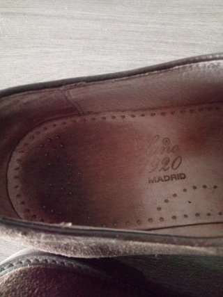 Zapatos de ante marrones