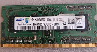 6 Módulos RAM 2GB PC3-10600S