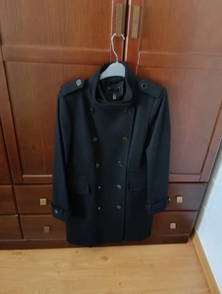 Abrigo paño (61 % lana) de  Mango