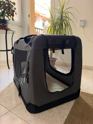 Transportín perro CADOCA M plegable