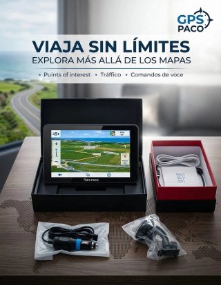 GPS para Camión con Mapas y Tráfico
