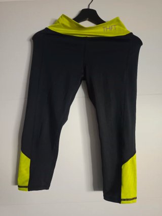 Mallas Deportivas Negras y Verde