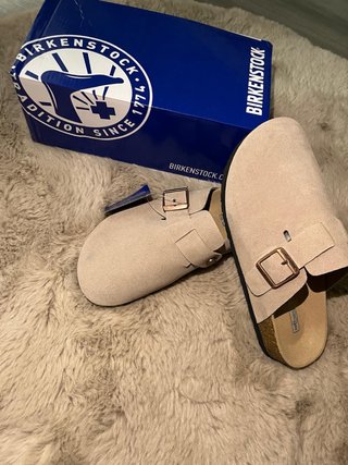 Chanclas Birkenstock Beige