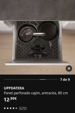 Organizador de cajones IKEA UPPDATERA - Nuevo