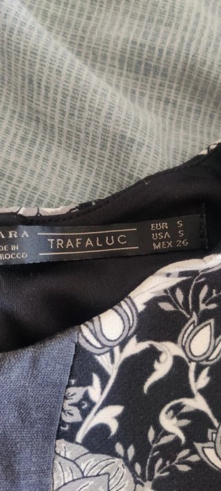 Vestido Falda-Pantalón Zara Estampado Talla S