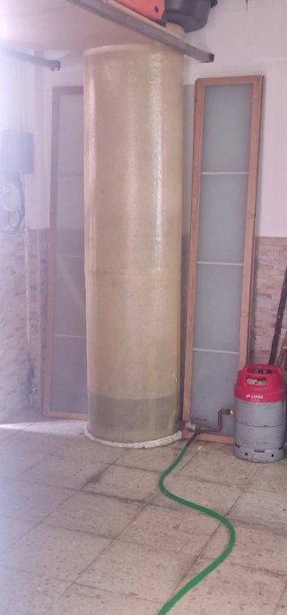 Depósito Fibra de Vidrio 750L