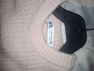 Chaleco Zara Rosa Talla Única