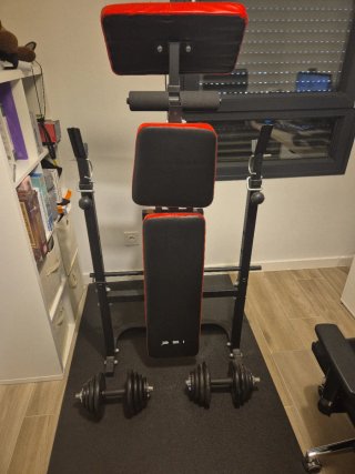 Banco de Musculación ISE con Pesas
