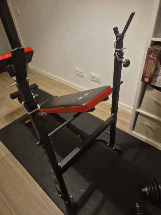 Banco de Musculación ISE con Pesas