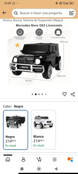 Coche Todoterreno Infantil Mercedes 24V