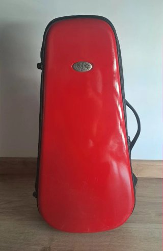 Estuche para Trompeta de Fibra de Vidrio Rojo