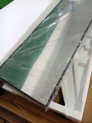 COSTWAY Espejo sobre Puerta de 120 x 37 cm, Espejo