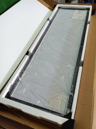 COSTWAY Espejo sobre Puerta de 120 x 37 cm, Espejo