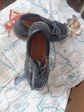 Zapatos náuticos niño azul talla 32