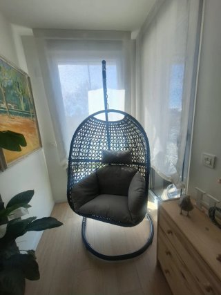 Sillón Columpio de Ratán