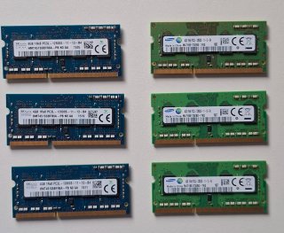 Pack 6 Memorias RAM DDR3L 4GB (24GB Total)