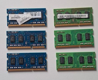 Pack 6 Memorias RAM DDR3L 4GB (24GB Total)